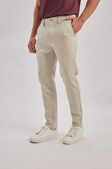 Stretch Cream Chinos