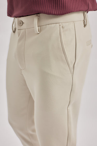 Stretch Cream Chinos