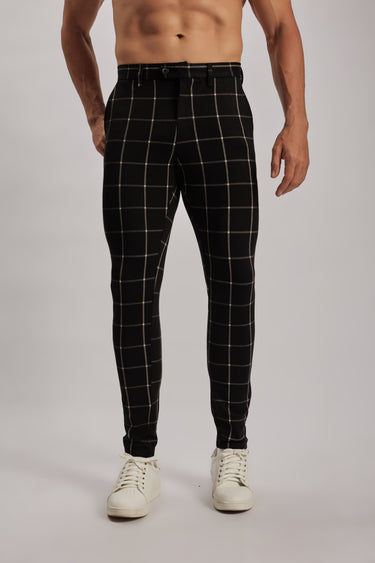 Stretch Checkered Chinos