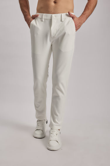 Stretch White Chinos