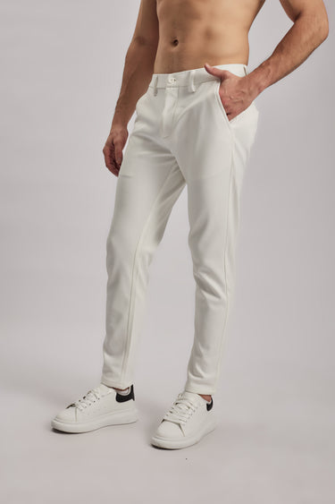 Stretch White Chinos