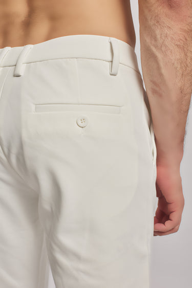 Stretch White Chinos