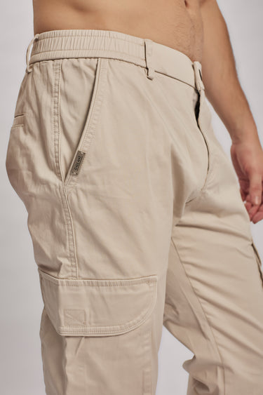 Beige Cargo Pants