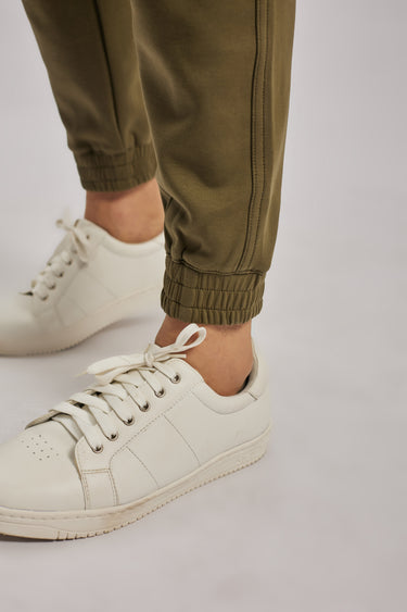 Olive Green Cargo Joggers