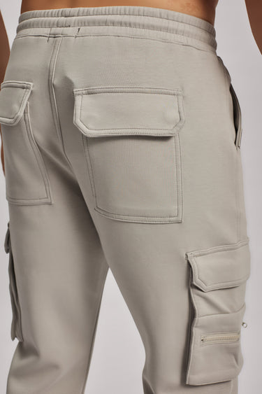 Light Grey Cargo Joggers