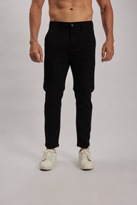 Stretch Black Chinos