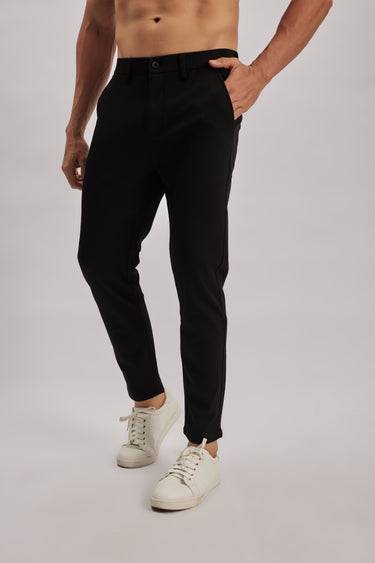 Stretch Black Chinos