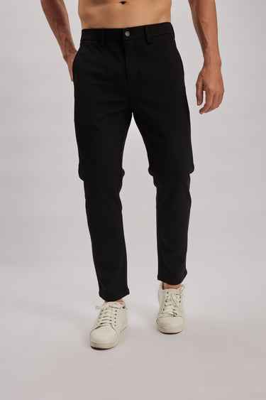Stretch Black Chinos