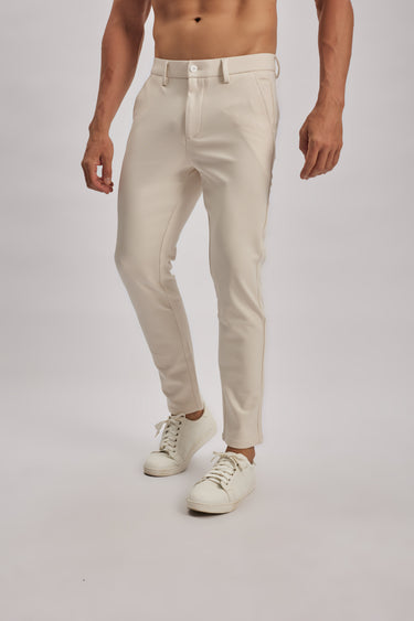 Stretch Cream Chinos