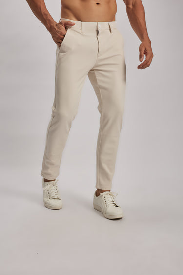 Stretch Cream Chinos