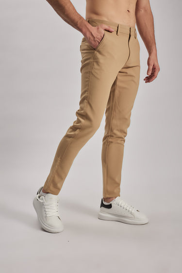 Stretch Light Brown Chinos