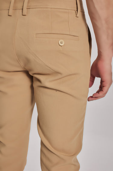 Stretch Light Brown Chinos